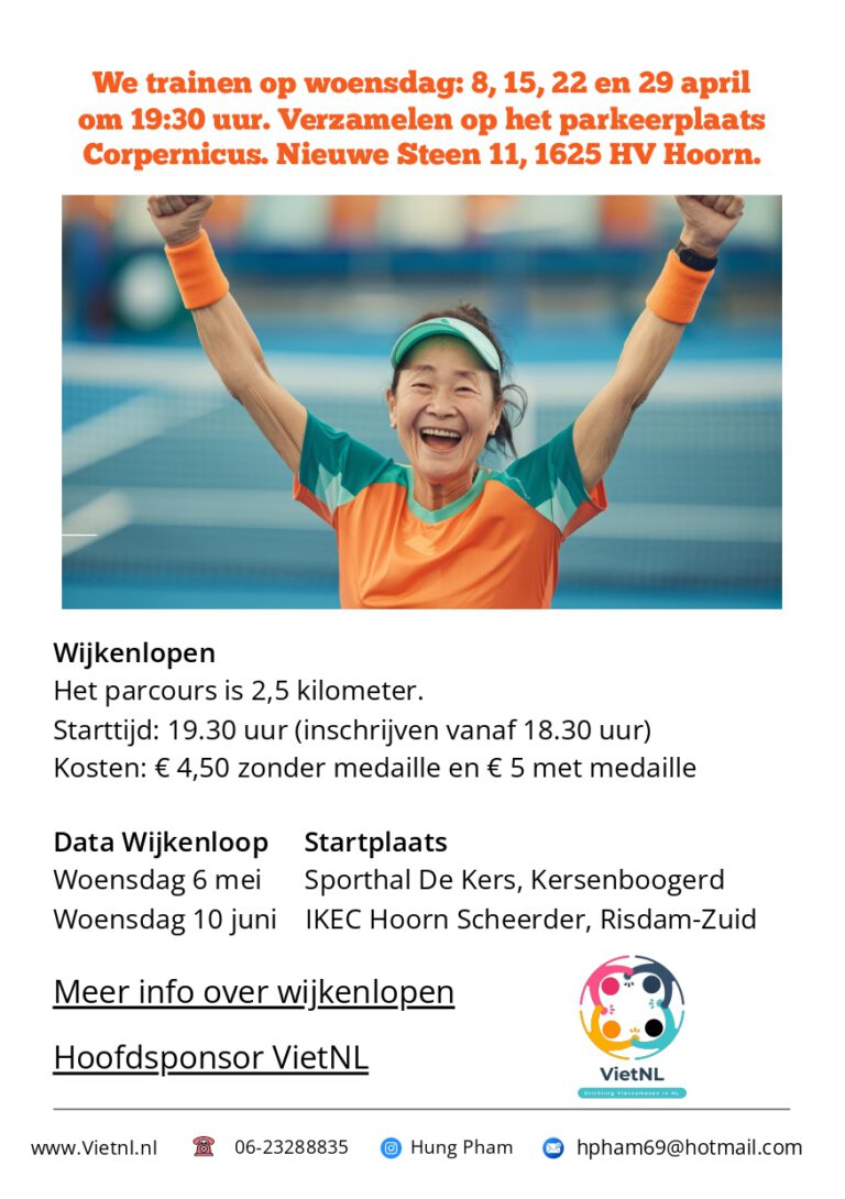 Samen trainen voor de Wijkloop Hoorn – doe je mee?